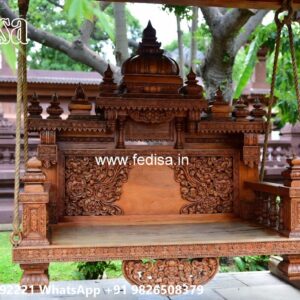 Wooden Swing Design with Royal Heritage Finishing No-5904