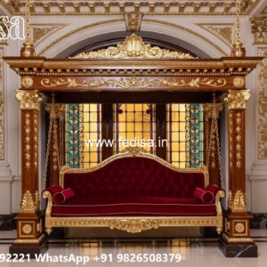 Luxury Wooden Swing Design for Spacious Hall Interiors No-5905