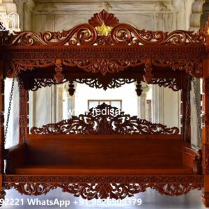 Wooden Swing Design for Beautiful Balcony Seating No-5910