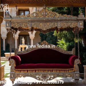 Wooden Swing Design with Antique Polish Finishing No-5916