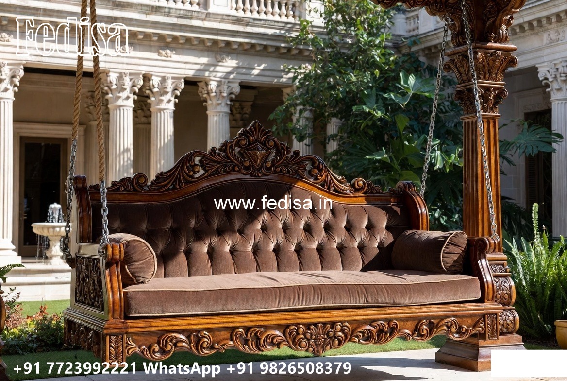 Indoor Wooden Swing Design for Sophisticated Home Style No-5924