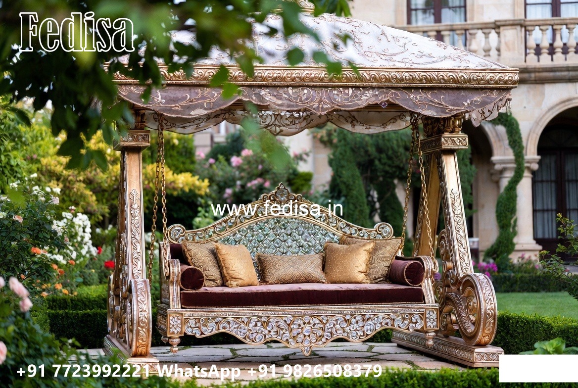 Modern Luxury Wooden Swing Design for Villas No-5927