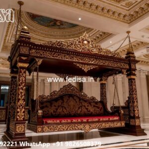 Wooden Swing Design with Beautiful Decorative Finish No-5937