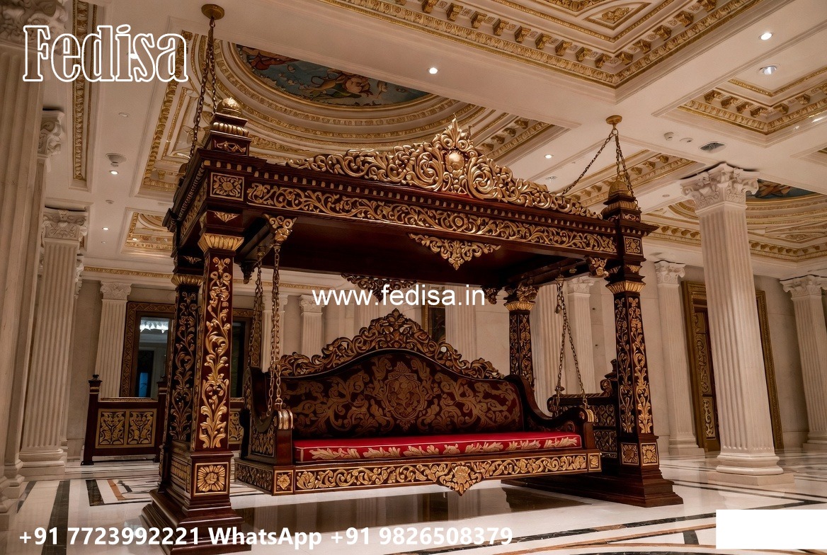 Wooden Swing Design with Beautiful Decorative Finish No-5937