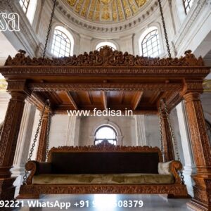 Wooden Swing Design for Artistic Home Interior Beauty No-5948