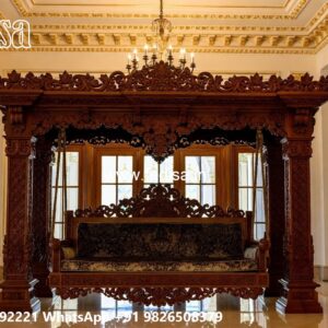 Modern Wooden Swing Design for Sophisticated Living Rooms No-5950