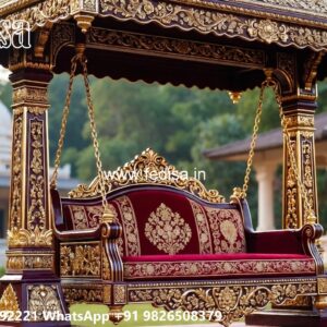 Luxury Swing Design with Artistic Carving Patterns No-5961