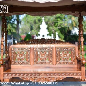 Luxury Swing Design with Rich Teak Wood Texture No-5976