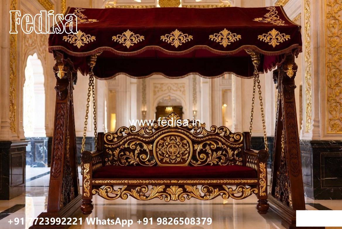 Luxury Swing Design with Artistic Wooden Patterns No-5987