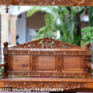Wooden Classic Swing Design with Elegant Cushion Seating No-6066