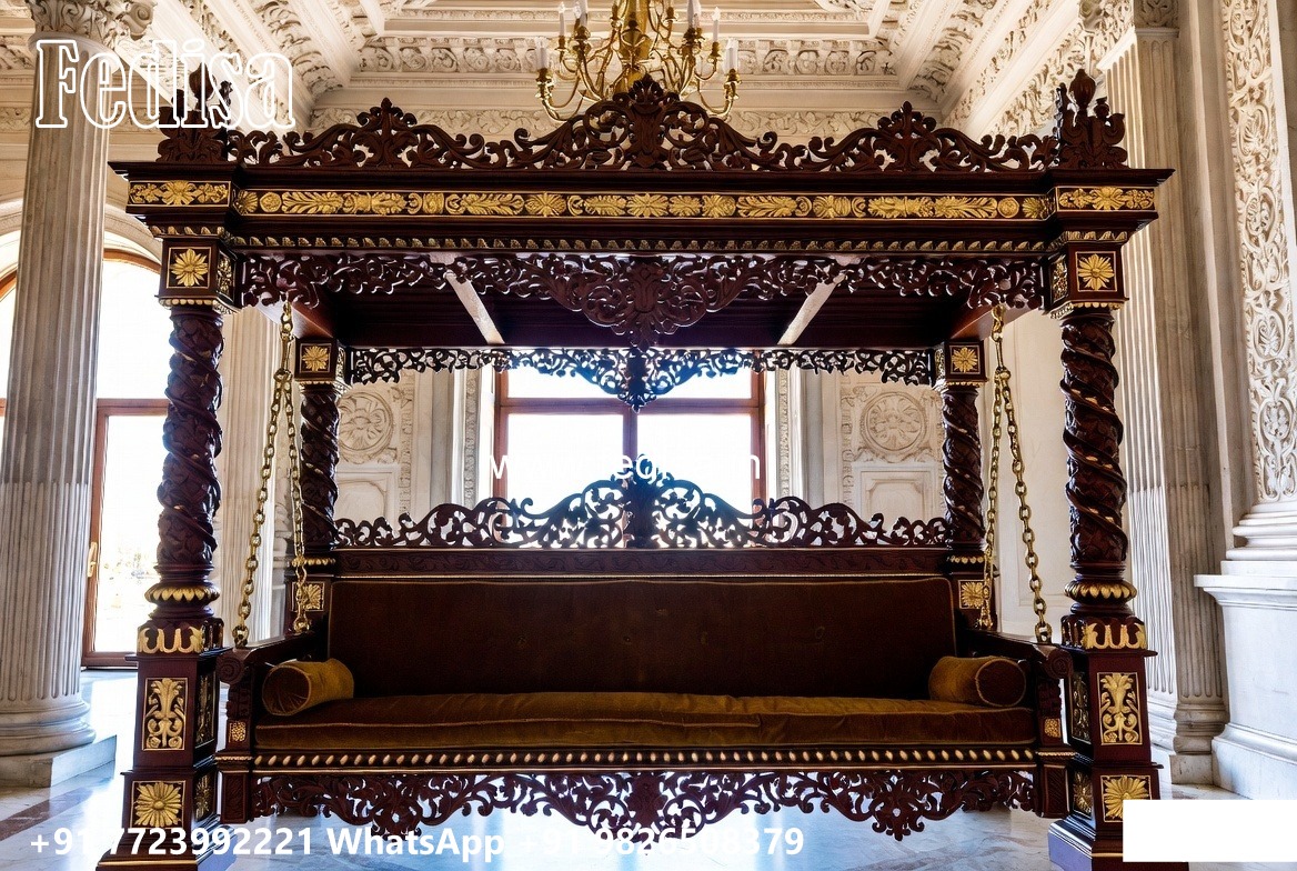 Classic Swing Design with Decorative Wooden Patterns No-6094