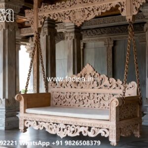 Classic Swing Design with Artistic Wooden Carvings No-6139
