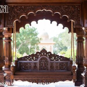 Classic Swing Design with Antique Wooden Craftsmanship No-6148