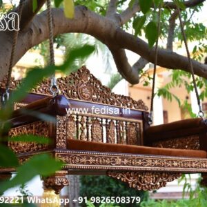 Stylish Royal Swing Design with Decorative Brass Chains No-6156