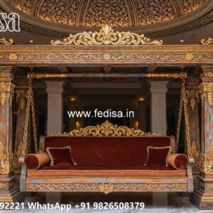 Royal Swing Design with Rich Wooden Craftsmanship No-6158