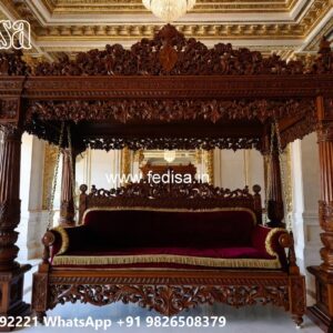 Wooden Royal Swing Design with Artistic Traditional Touch No-6166