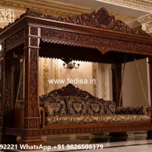 Royal Swing Design with Palace Inspired Wooden Artwork No-6195