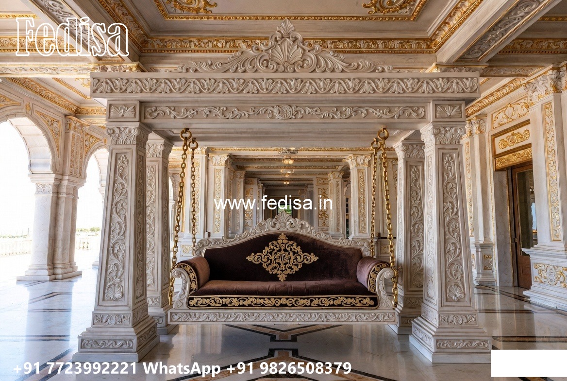 Handcrafted Wood Carving Swing Design for Elegant Living Rooms No-6202
