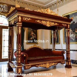 Beautiful Wood Carving Swing Design for Hall Decoration No-6209