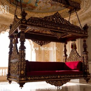Designer Wood Carving Swing Design for Luxury Villas No-6211