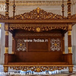 Royal Wood Carving Swing Design for Palace Inspired Homes No-6220