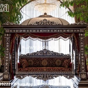 Royal Wood Carving Swing Design for Sophisticated Living Rooms No-6241