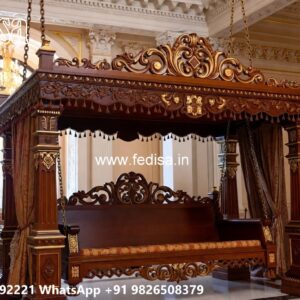Wood Carving Swing Design Ideas for Royal Home Interiors No-6272