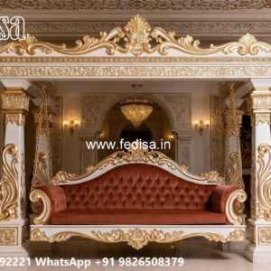 Decorative Wood Carving Swing Design with Stylish Beauty No-6298