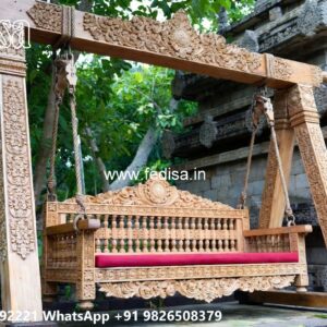 Traditional Wooden Swing Design for Indian Homes No-6303