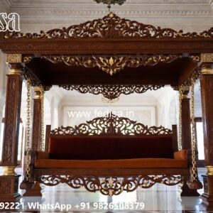 Classic Wooden Swing Design for Luxury Villa Interiors No-6306