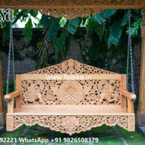 Stylish Wooden Swing Design for Modern Home Spaces No-6308