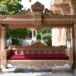 Custom Wooden Swing Design for Premium Home Interiors No-6314
