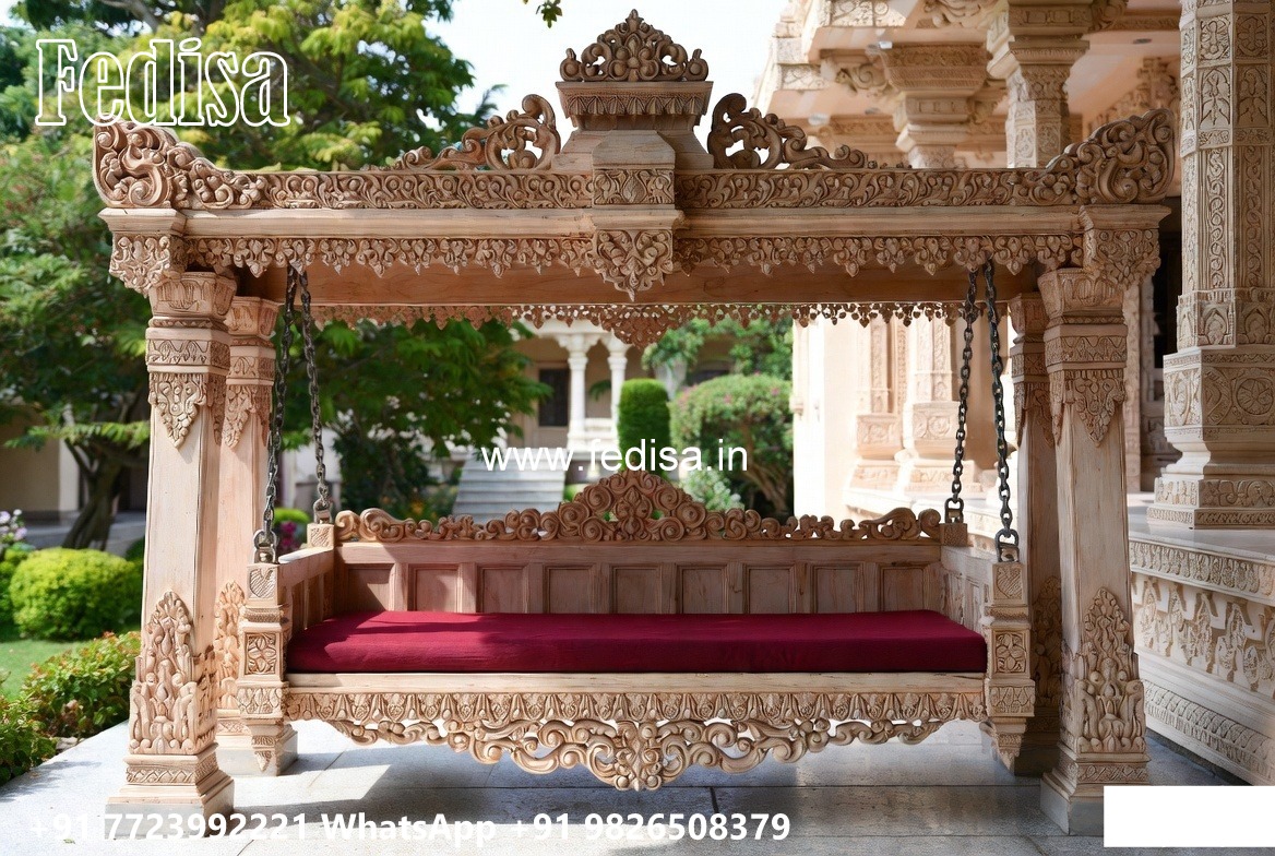 Custom Wooden Swing Design for Premium Home Interiors No-6314
