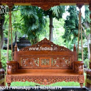 Contemporary Wooden Swing Design for Apartment Living No-6316
