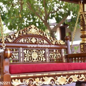 Luxury Teak Wood Swing Design for Elegant Homes No-6317
