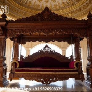 Indoor Wooden Swing Design for Stylish Modern Interiors No-6320