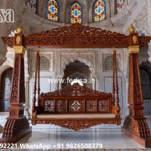 Wooden Swing Design for Balcony Seating Inspiration No-6324