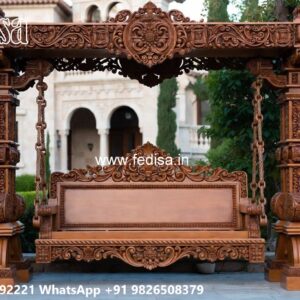 Wooden Swing Design for Peaceful Relaxation Corner No-6330