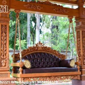 Luxury Wooden Jhula Design for Hall Interior Styling No-6333