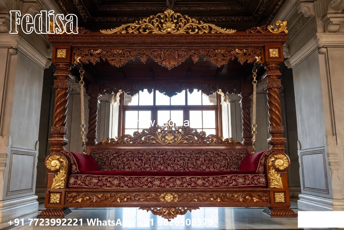 Wooden Swing Design with Classic Traditional Touch No-6334