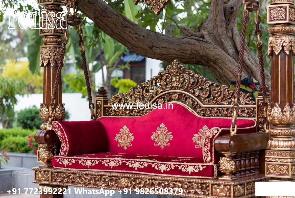 Traditional Wooden Jhula Design for Cultural Home Style No-6353