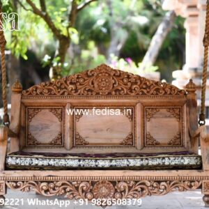 Stylish Wooden Swing Design for Elegant Home Ambience No-6357