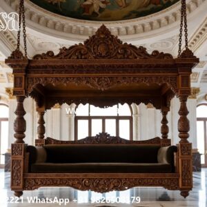 Indoor Wooden Swing Design for Premium Interior Decoration No-6359