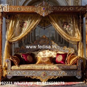 Elegant Wooden Swing Design for Luxury Drawing Rooms No-6363