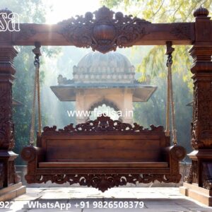 Wooden Swing Design for Luxury Apartment Interiors No-6382
