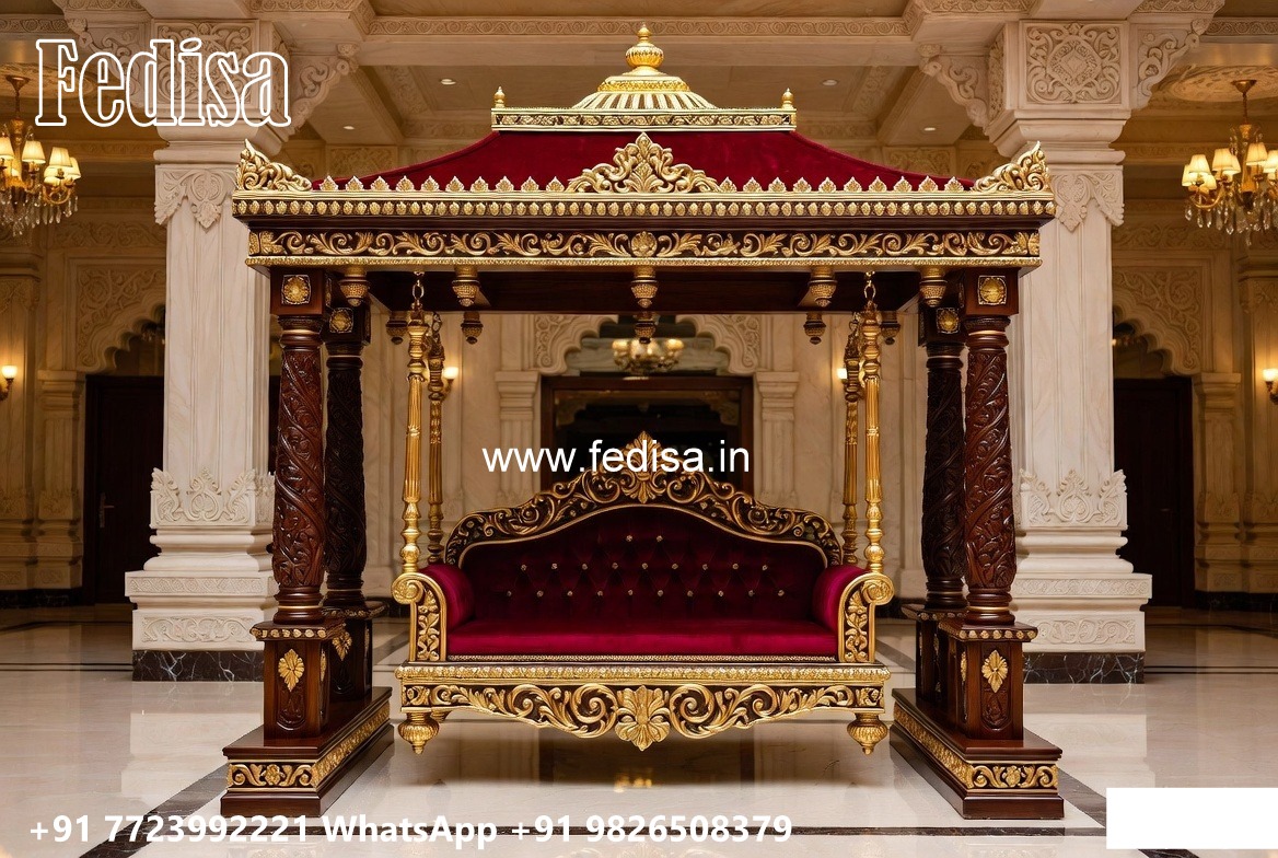 Premium Wooden Swing Design for Indoor Hall Area No-6386