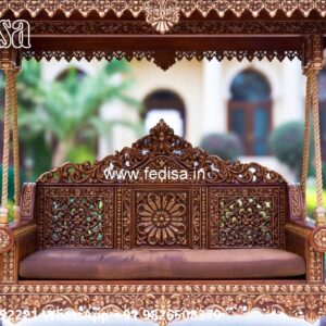 Wooden Swing Design with Traditional Indian Touch No-6392