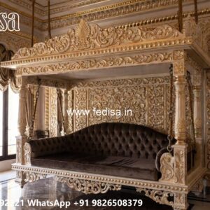 Wooden Swing Design with Elegant Hanging Rope Style No-6397
