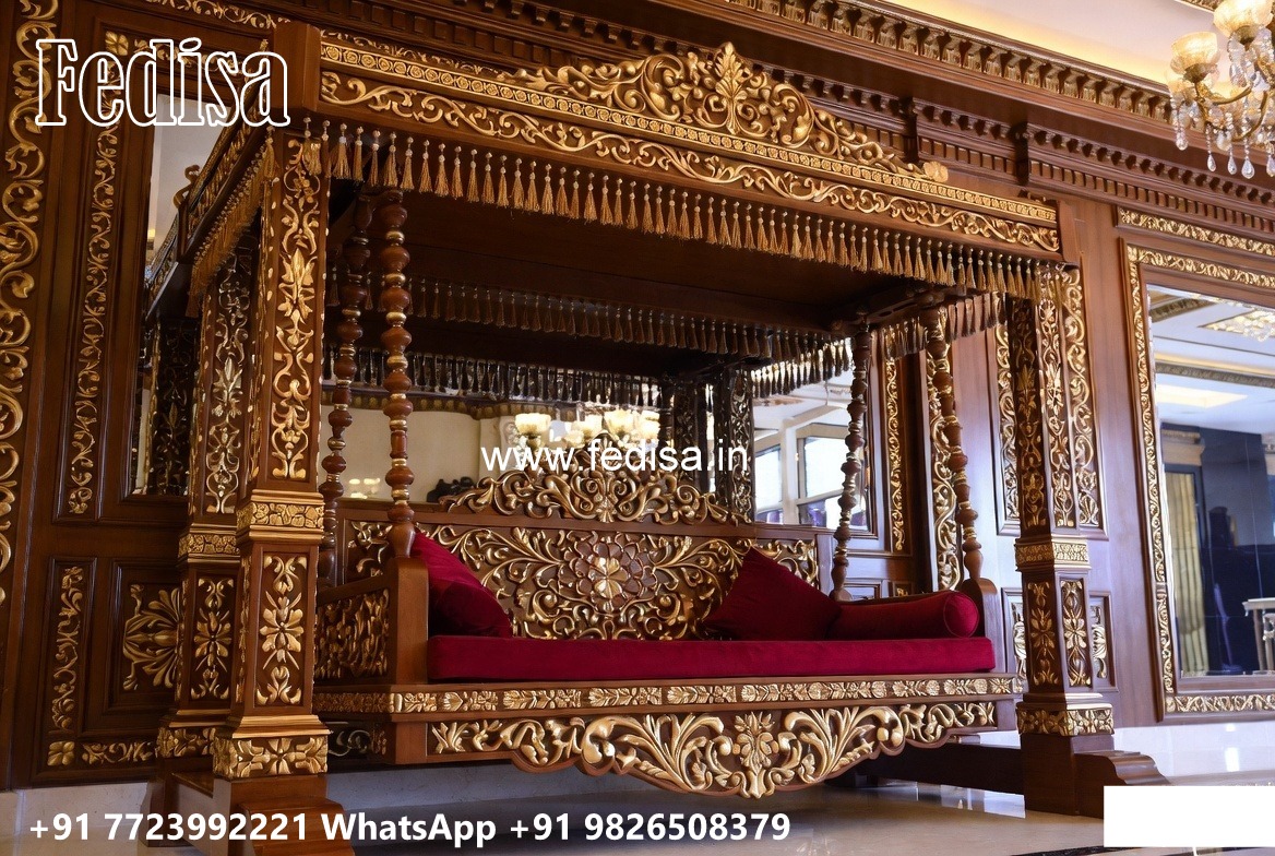 Wooden Swing Design with Luxury Teak Wood Finish No-6399