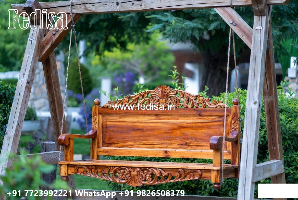 Luxury Swing Design with Artistic Carving Patterns No-6411